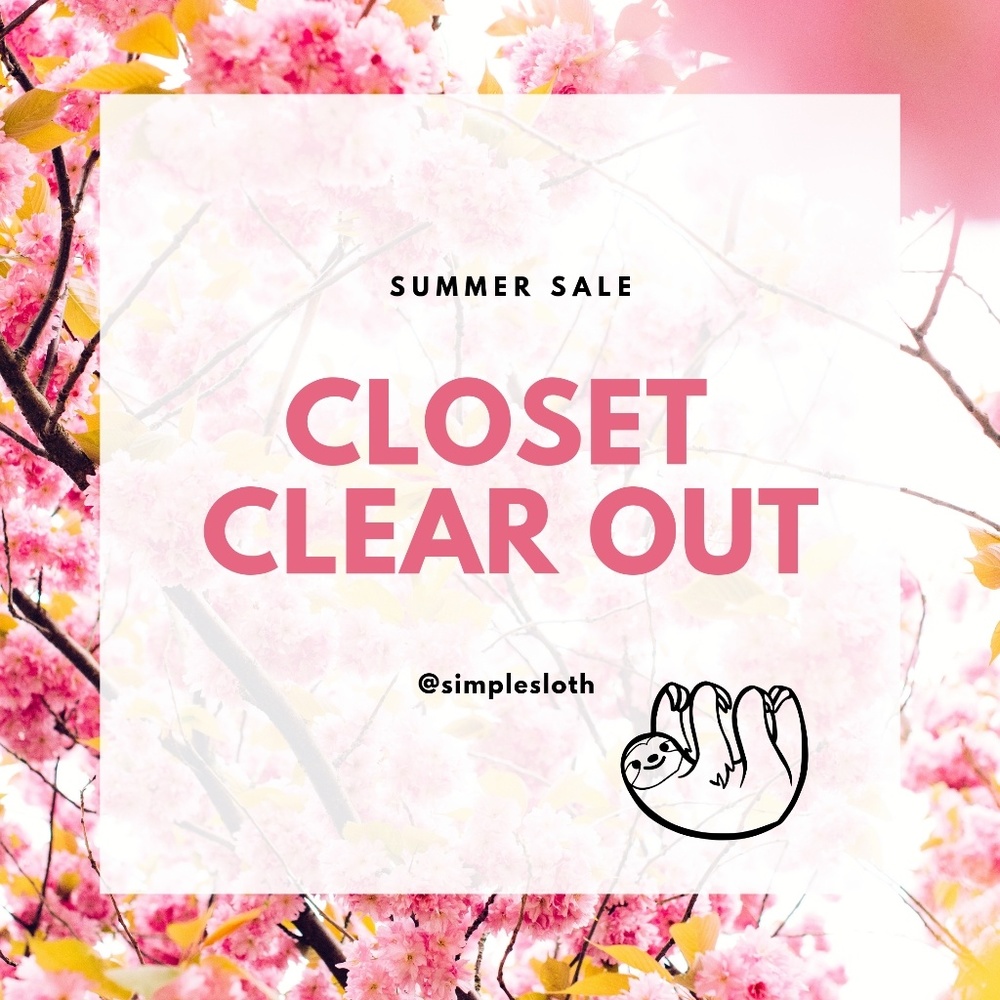 Closet clear out
